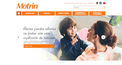 Desktop Screenshot of espanol.motrin.com